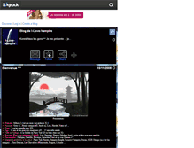 Tablet Screenshot of i-love-vampire.skyrock.com