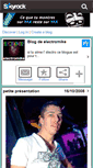Mobile Screenshot of electromike.skyrock.com