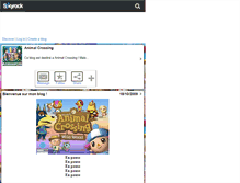 Tablet Screenshot of animaalcrossingww.skyrock.com