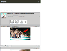 Tablet Screenshot of annebrittanysnow.skyrock.com