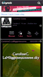 Mobile Screenshot of carolinec-lamiggnneuunne.skyrock.com