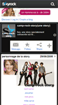 Mobile Screenshot of camp-rock-story.skyrock.com