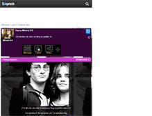 Tablet Screenshot of harry-mione-os.skyrock.com