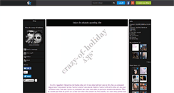 Desktop Screenshot of crazy-of-holiday.skyrock.com