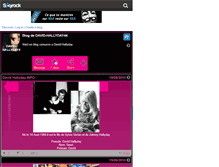 Tablet Screenshot of david-hallyday44.skyrock.com