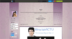 Desktop Screenshot of nina-ianactu.skyrock.com