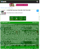 Tablet Screenshot of fillesdefoot67.skyrock.com