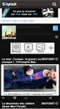 Mobile Screenshot of christophemae36.skyrock.com