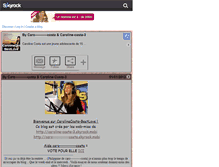 Tablet Screenshot of carolinecosta-bestlove.skyrock.com