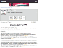 Tablet Screenshot of ffgym.skyrock.com