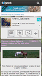 Mobile Screenshot of chevalxdexreve.skyrock.com