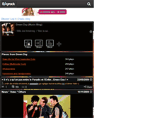 Tablet Screenshot of greenday-b.skyrock.com