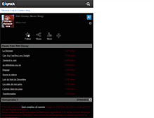 Tablet Screenshot of diisney-musique-love.skyrock.com