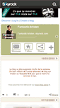 Mobile Screenshot of fantastic-kristen.skyrock.com