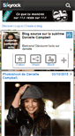 Mobile Screenshot of danielle-campbell-actu.skyrock.com