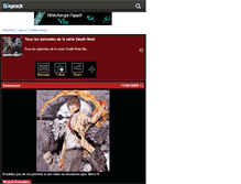 Tablet Screenshot of deathnote71.skyrock.com