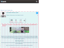 Tablet Screenshot of amoursucre-fan-fiction.skyrock.com