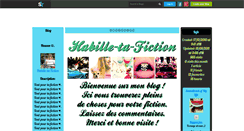 Desktop Screenshot of habille-ta-fiction.skyrock.com