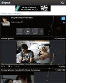 Tablet Screenshot of enrique-is-the-best.skyrock.com