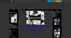 Desktop Screenshot of death-l-note.skyrock.com