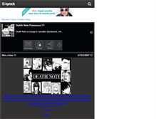 Tablet Screenshot of death-l-note.skyrock.com