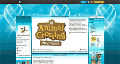 Desktop Screenshot of animalcrossingwildworld6.skyrock.com