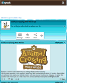 Tablet Screenshot of animalcrossingwildworld6.skyrock.com