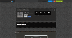 Desktop Screenshot of nation-metal-music.skyrock.com