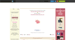 Desktop Screenshot of iamxsoophie.skyrock.com