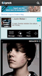 Mobile Screenshot of biieber-justiin-news.skyrock.com