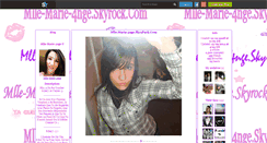 Desktop Screenshot of mlle-marie-4nge.skyrock.com