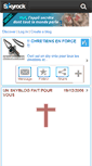 Mobile Screenshot of chretiensenforce.skyrock.com