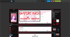 Desktop Screenshot of fanfic--vampireknight.skyrock.com