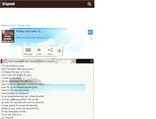 Tablet Screenshot of anais-audrey-pour-la-vie.skyrock.com