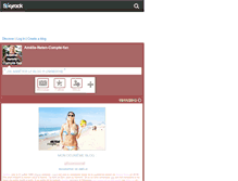 Tablet Screenshot of amelie-neten-compte-fan.skyrock.com