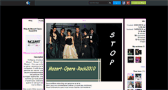 Desktop Screenshot of mozart-opera-rock2010.skyrock.com