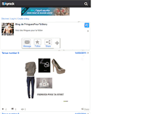 Tablet Screenshot of fringuespourtastory.skyrock.com