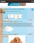 Tablet Screenshot of chien-chat-adoption.skyrock.com