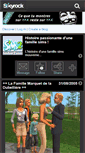 Mobile Screenshot of histoir2sims2.skyrock.com