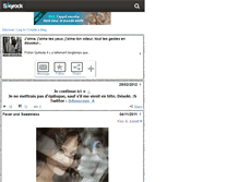 Tablet Screenshot of feverandsweetness.skyrock.com