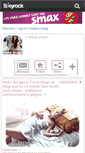 Mobile Screenshot of fond-blogs.skyrock.com