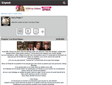 Tablet Screenshot of fiction-hp-tome7.skyrock.com