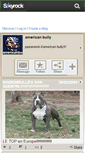 Mobile Screenshot of americanbully118.skyrock.com