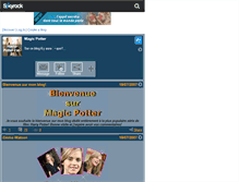 Tablet Screenshot of harry-potter-fan-01.skyrock.com