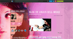 Desktop Screenshot of anais-bill-noah.skyrock.com