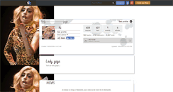 Desktop Screenshot of lady----------------gaga.skyrock.com