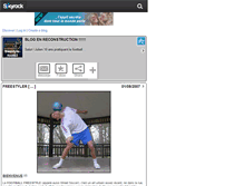 Tablet Screenshot of freestyle-foot62.skyrock.com