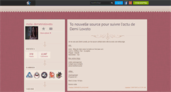 Desktop Screenshot of melle-demetrialovato.skyrock.com