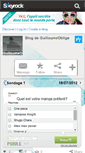 Mobile Screenshot of guillaumeoblige.skyrock.com