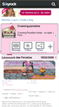 Mobile Screenshot of crossing-paradise.skyrock.com